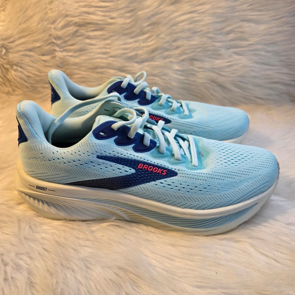 Brooks Ghost 17 Running Shoes – Women's Size 9 B — Light Blue Navy